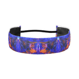 Blå Beast som kör eld