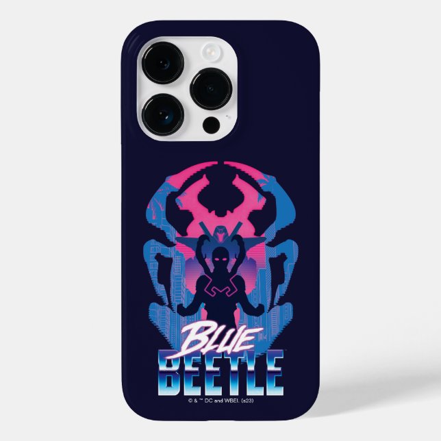 Blå Beetle Retrowave kontra Graphic (Baksida)