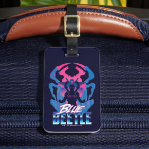 Blå Beetle Retrowave kontra Graphic Bagagebricka
