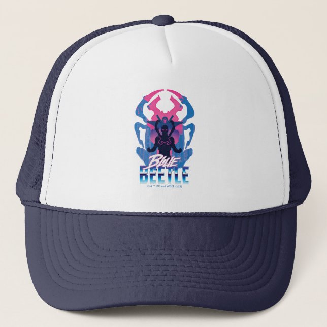 Blå Beetle Retrowave kontra Graphic Keps (Framsida)