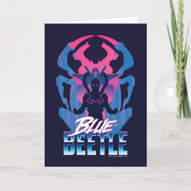 Blå Beetle Retrowave kontra Graphic Kort (Framsida)