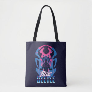Blå Beetle Retrowave kontra Graphic Tygkasse