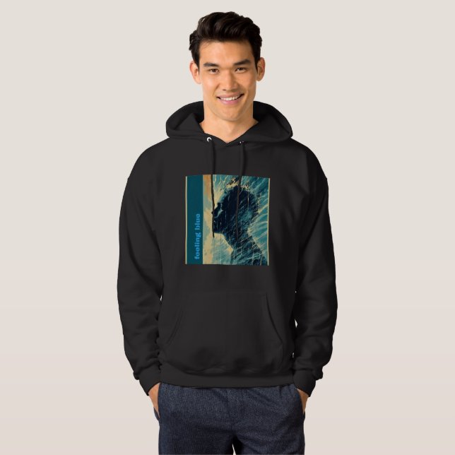 Blå - Begränsad utgåva (2) Hoodie (Hel framsida)