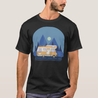Blå berg Aktiva T Shirt