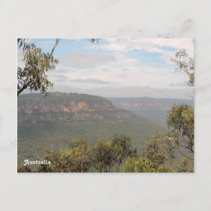 Blå berg, New South Wales, Australien A Vykort