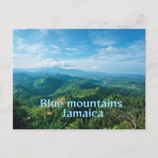 Blå bergen Jamaica Vykort