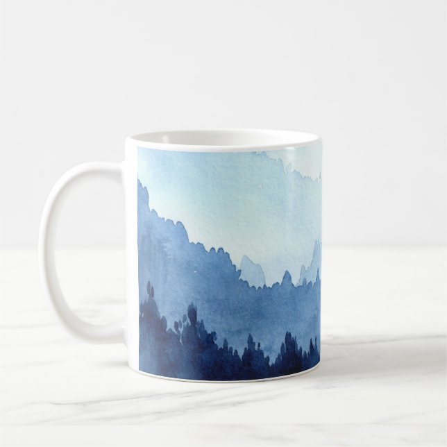 Blå bergen  kaffemugg (Vänster)
