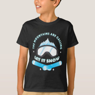 Blå bergen kallar Novelty för Coola T Shirt