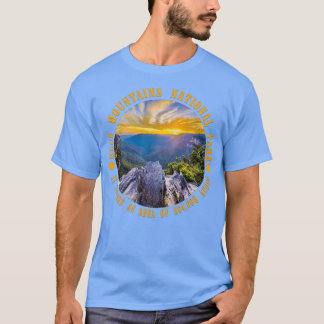 Blå bergsnationalpark 5 t shirt