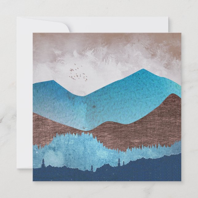 Blå bergstoppar (Framsida)