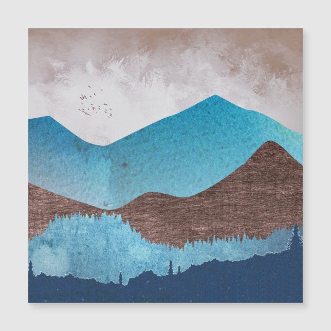 Blå bergstoppar (Framsida)