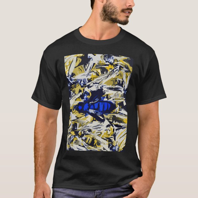 Blå Bina T Shirt (Framsida)