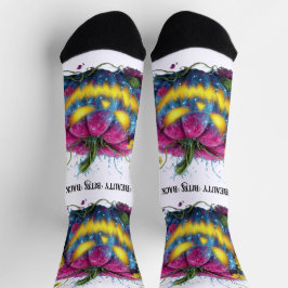 Blå Bitor Bakåt Blått Rosa Bloom Pumpkin