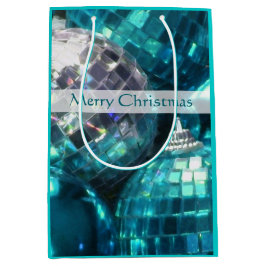 Blå bjäsmedel för God jul-presentsäck