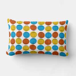 Blå blå bakre ländrygg lumbarkudde