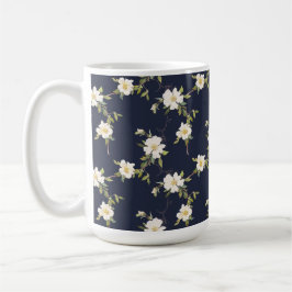 Blå blå Blommigt Kaffemugg