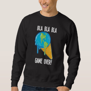 Bla Bla Game over Smälter Jisgräddningen Global W Lång Ärmad Tröja
