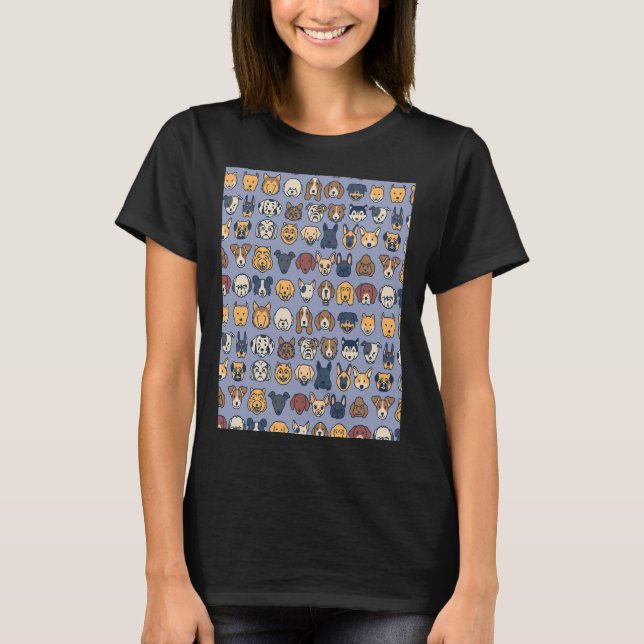 Blå, blå, överst t shirt (Framsida)