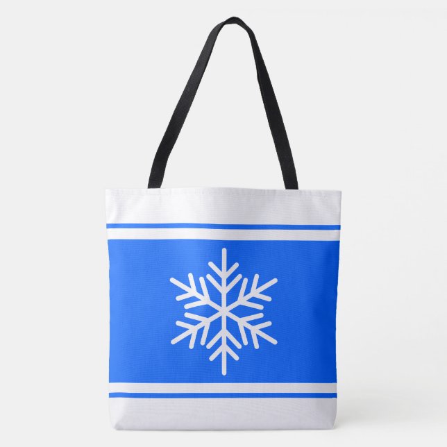 Blå blå Rand i lyxblint alpinskiffer Tygkasse (Framsida)