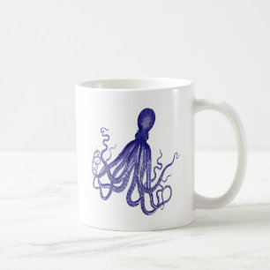 Blå bläckfisk 5 kaffemugg