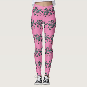 Blå bläckfisk Thunder_Cove Leggings