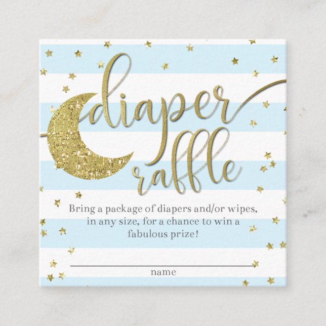 Blå bläckstråle för Twinkle Little Star Blaper Raf Tilläggskort (Framsida)