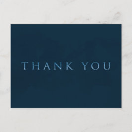 Blå Blank Falsk Folie Glam Modern TACK Vykort