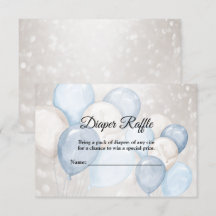 Blå blåvita bubblor i babyskal Party