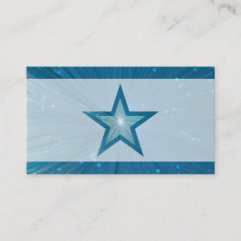 Blå blek - visitkortsmall visitkort