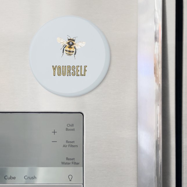 Blå Bli Dig Själv Magnet (In Situ (Fridge))