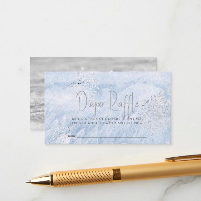 Blå blöjblöjbläckfisk från Silver, fryst, Raffle B Tilläggskort (Fram/Back In Situ)