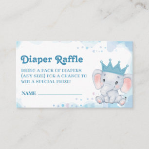 Blå blöjblöjblöjblöjor Raffle Biljett Tilläggskort