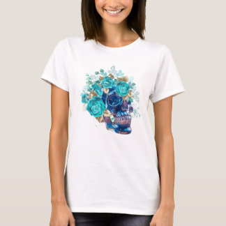 Blå Blom Requiem T Shirt
