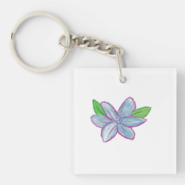 Blå blomma (Framsidan)
