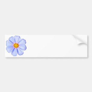 Blå Blomma - Anpassningsbar Cosmos Daisy Mall Bildekal