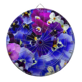 Blå blomma Arrangemang Darttavla