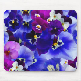 Blå blomma Arrangemang Musmatta