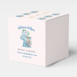 Blå Blomma Mixer Favoritlåda Presentaskar