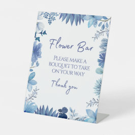 Blå blomma Pub ta en Boquet-förmån