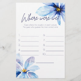 Blå blomman var vi möhippa-spel