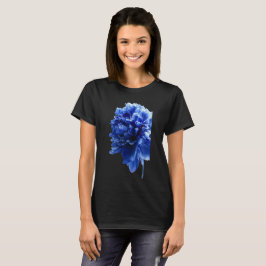 Blå Blommig Botanisk Illustration | Elegant Natur T Shirt