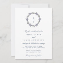 Blå Blommig Klassisk Dammig Krönings Hochzeitsinbj