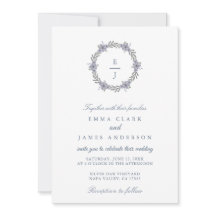 Blå Blommig Klassisk Dammig Krönings Hochzeitsinbj