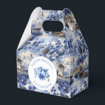 Blå Blommig Vintage Holländsk Chinoiserie Väderkva Presentaskar<br><div class="desc">Vindkraftverk Födelsedagspresent Förpackningslåda | Elegant partypackaging. Denna vintage blå holländska Chinoiserie vindkraftverkspresentlåda är inspirerad av Delft blå blommor och vindkraftverk dekoration. Med intrikata blomsterarrangemang och lugna blå landskap med vindkraftverk, sjöar och floder är denna låda idealisk för bröllop, födelsedagar eller speciella evenemang. Anpassa genom att fylla i textfälten. Om du...</div>