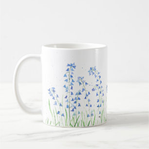 Blå blommigt Garden wood Kaffemugg