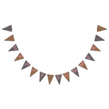 Blå Blommigt Lycklig sommarbanderoll