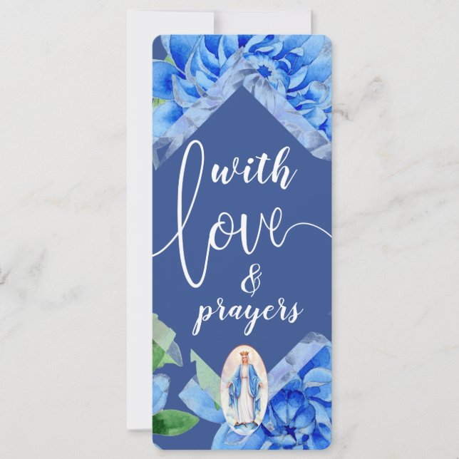 Blå Blommigt | Tillfällen| Virgin Mary (Framsida)