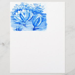 Blå blommor
