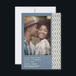 Blå Boho Textile Struktur Engine Romantic Couple Spara Datumet<br><div class="desc">Boho Textile Struktur har varit ett romskt par. VIKTIGT MEDDELANDE: Den här designen är en del av en samling och har andra samordnade inslag som du kan hitta i min butik. Ibland kan det vara svårt att förstå och sms eller initialer på mönstren, om så är fallet, så säger jag...</div>