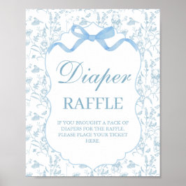 Blå bokskylt för babykläder poster